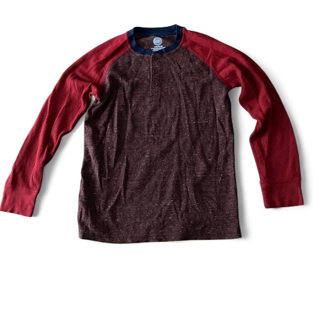 Wonder-nation kids Red and Burgundy Shirt